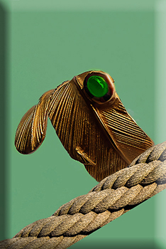 Ring aus 18 Karat Gold mit Smaragd